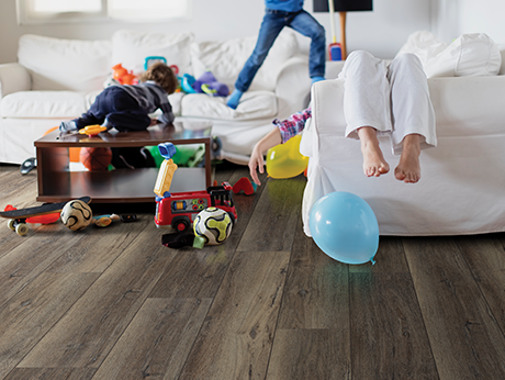 Kids playing from Er Walker Flooring Specialists in Fayetteville